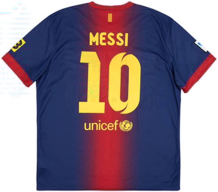 2012-13 Barcelona Home Shirt Messi #10 - 6/10 - (XL)