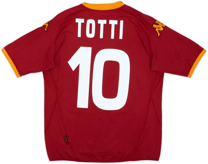 2008-09 Roma Home Shirt Totti #10 - 6/10 - (M)