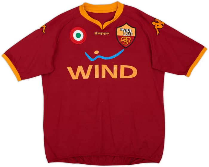 2008-09 Roma Home Shirt Totti #10 - 6/10 - (M)