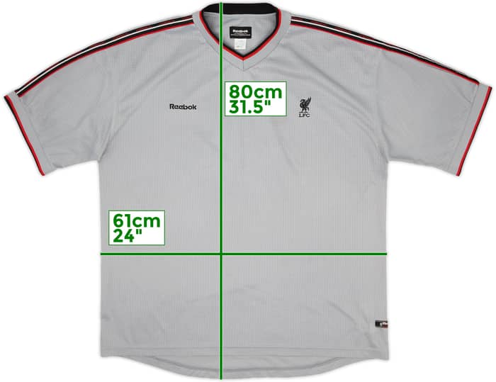 2002-03 Liverpool Reebok Training Shirt - 9/10 - (XL)