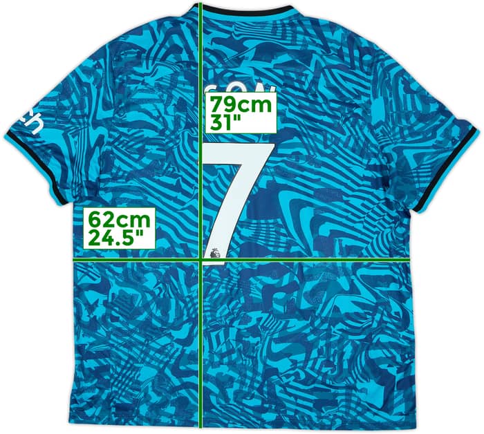 2022-23 Tottenham Third Shirt Son #7 - 8/10 - (XXL)