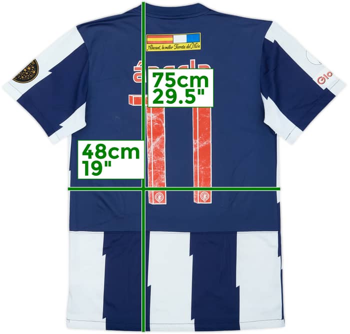 Camiseta de local preparada para partido del Hercules Femenino 2012-13 Angela #11