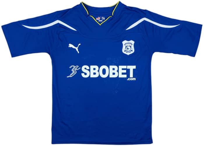 2010-11 Cardiff Home Shirt Ashton #7 - 4/10 - (M)