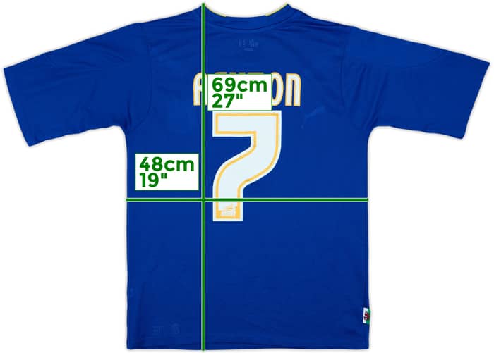 2010-11 Cardiff Home Shirt Ashton #7 - 4/10 - (M)