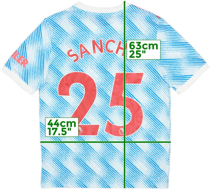 2021-22 Manchester United Away Shirt Sancho #25 - 10/10 - (L.Boys)