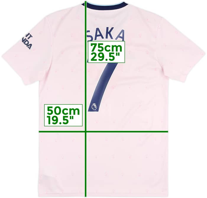 2022-23 Arsenal Third Shirt Saka #7 - 5/10 - (M)