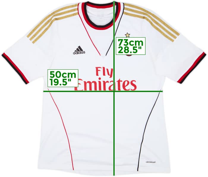 2013-14 AC Milan Away Shirt - 8/10 - (L)