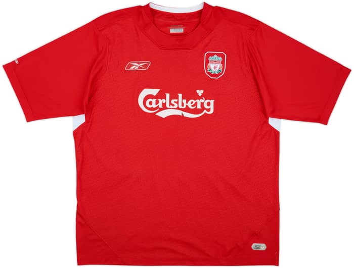 2004-06 Liverpool Home Shirt Cisse #9 - 4/10 - (XL)