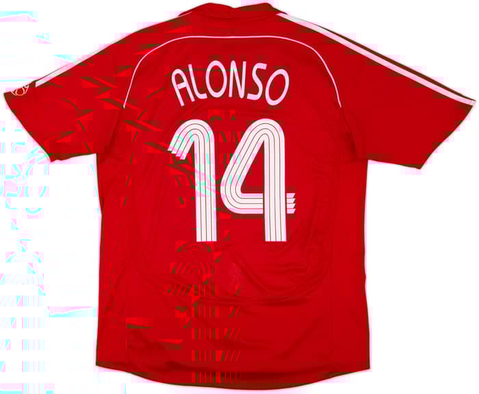 2006-08 Liverpool Home Shirt Alonso #14 - 5/10 - (L)