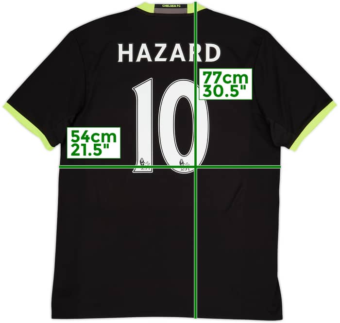 2016-17 Chelsea Away Shirt Hazard #10 - 6/10 - (L)