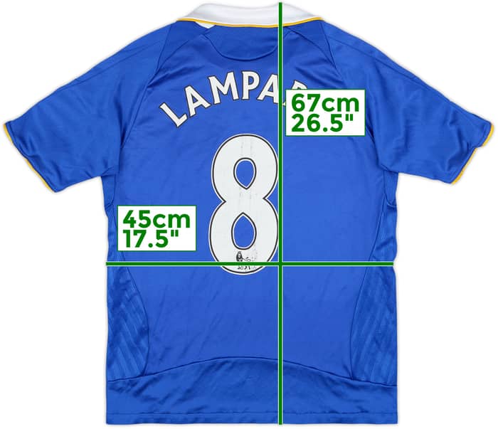 2008-09 Chelsea Home Shirt Lampard #8 - 6/10 - (Women's M)