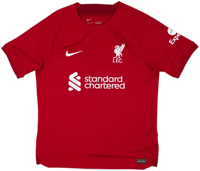 2022-23 Liverpool Home Shirt M.Salah #11 - 7/10 - (M)