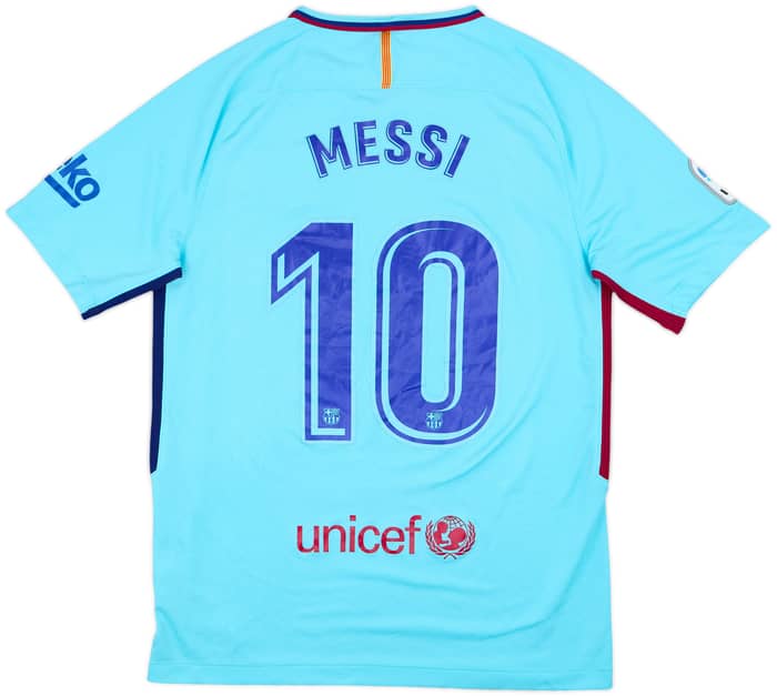 2017-18 Barcelona Away Shirt Messi #10 - 6/10 - (M)
