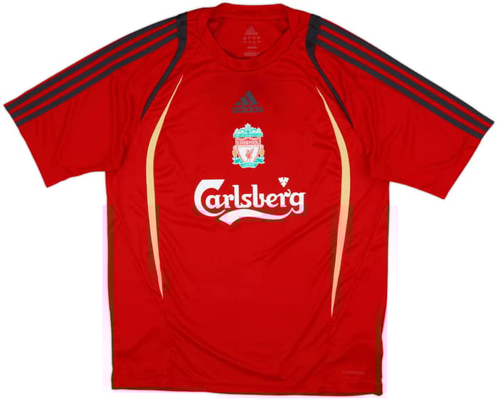 2009-10 Liverpool adidas Training Shirt - 8/10 - (L)