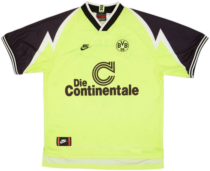 1995-96 Borussia Dortmund Home Shirt - 4/10 - (XL)