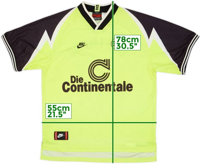 1995-96 Borussia Dortmund Home Shirt - 4/10 - (XL)
