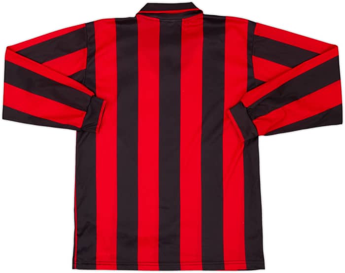 1993-94 AC Milan Home L/S Shirt - 8/10 - (Y)