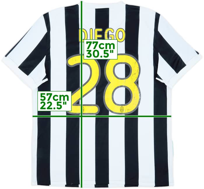 2009-10 Juventus Home Shirt Diego #28 - 6/10 - (L)