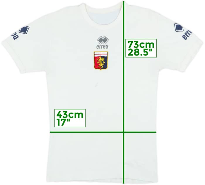 2005-06 Genoa Errea Cotton Tee - 4/10 - (S)