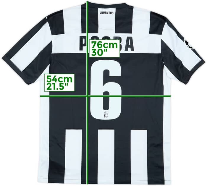 2012-13 Juventus Home Shirt Pogba #6 - 6/10 - (L)