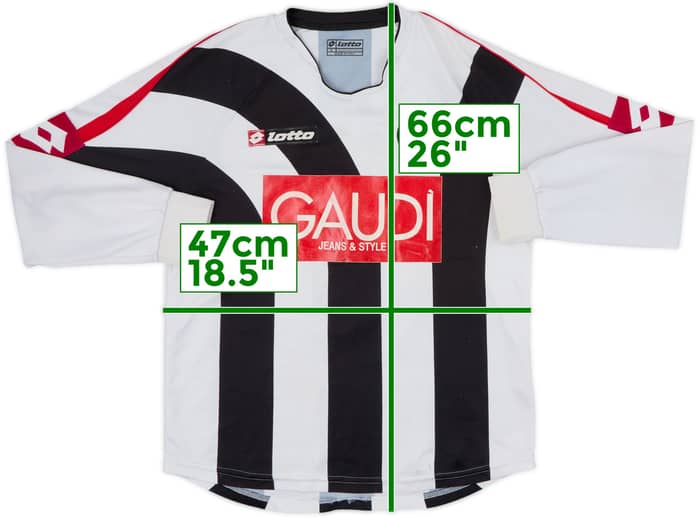 2005-06 Udinese Home L/S Shirt #6 - 5/10 - (S)