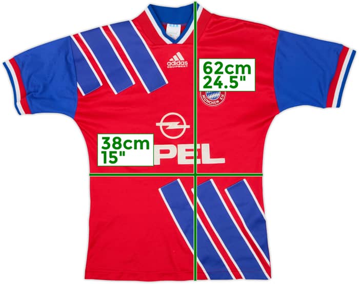1993-95 Bayern Munich Home Shirt - 6/10 - (XS)