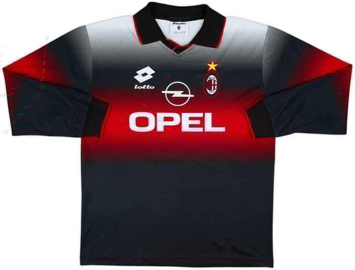 1995-96 AC Milan Lotto Training Shirt - 7/10 - (L)