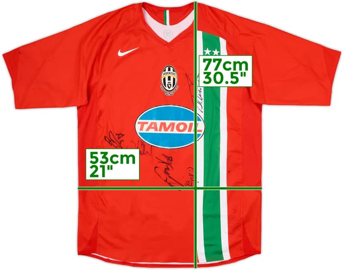 2005-06 Juventus Signed Away Shirt - 8/10 - (M)