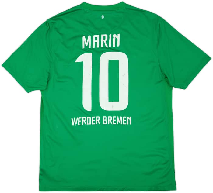 2011-12 Werder Bremen Home Shirt Marin #10 - 6/10 - (L)