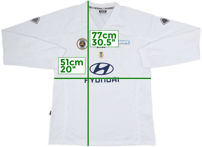2007-08 Spezia Home L/S Shirt - 7/10 - (XL)