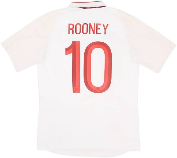 2012-13 Inglaterra Camiseta Local Rooney #10 - 5/10 - (S)