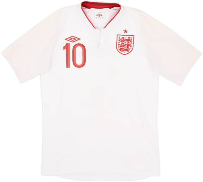 2012-13 Inglaterra Camiseta Local Rooney #10 - 5/10 - (S)