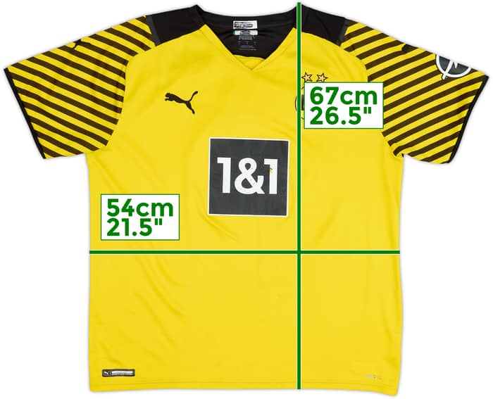 2021-22 Borussia Dortmund Home Shirt - 4/10 - (L)