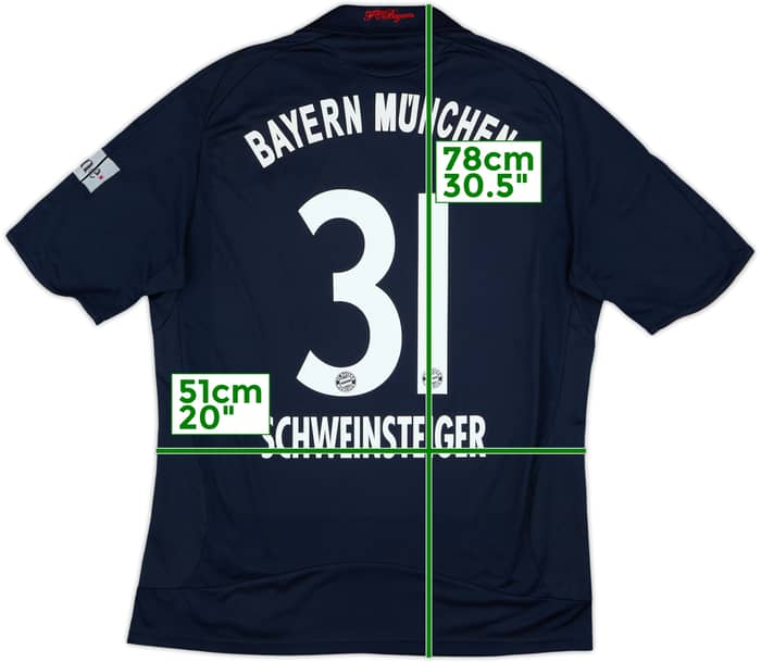 2008-09 Bayern Munich Away Shirt Schweinsteiger #31 - 5/10 - (L)