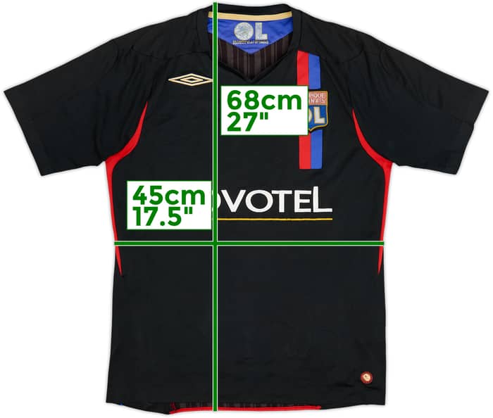 2007-08 Lyon Third Shirt - 4/10 - (XL.Boys)
