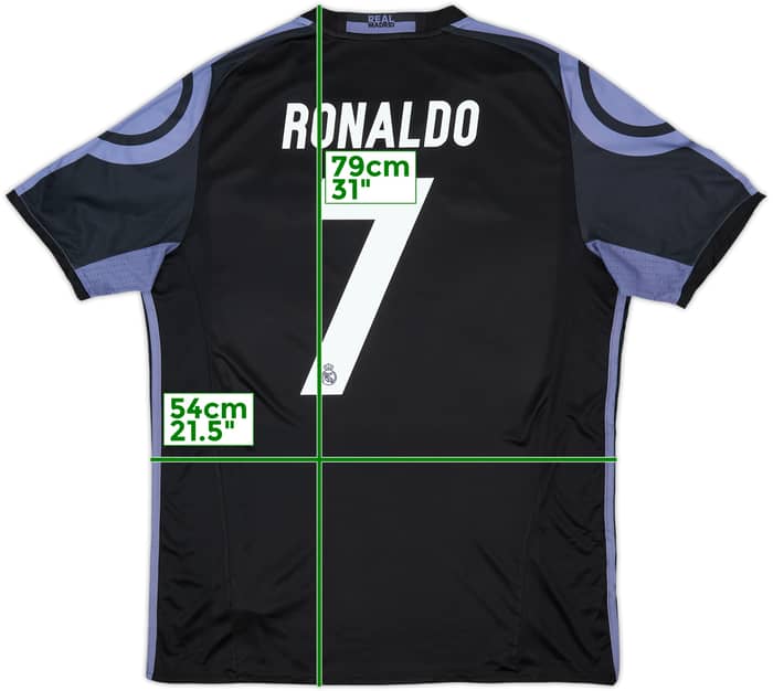 2016-17 Real Madrid Third Shirt Ronaldo #7 - 6/10 - (L)
