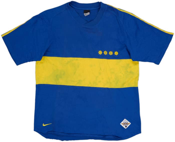 2005-06 Boca Juniors Nike Cotton Tee #10 - 4/10 - (XL)
