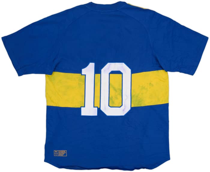 2005-06 Boca Juniors Nike Cotton Tee #10 - 4/10 - (XL)