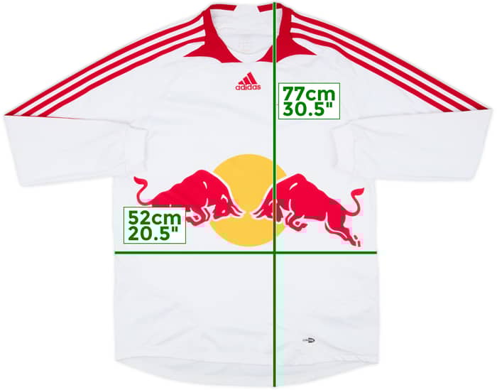 2007-08 Red Bull Salzburg Home L/S Shirt - 7/10 - (M)