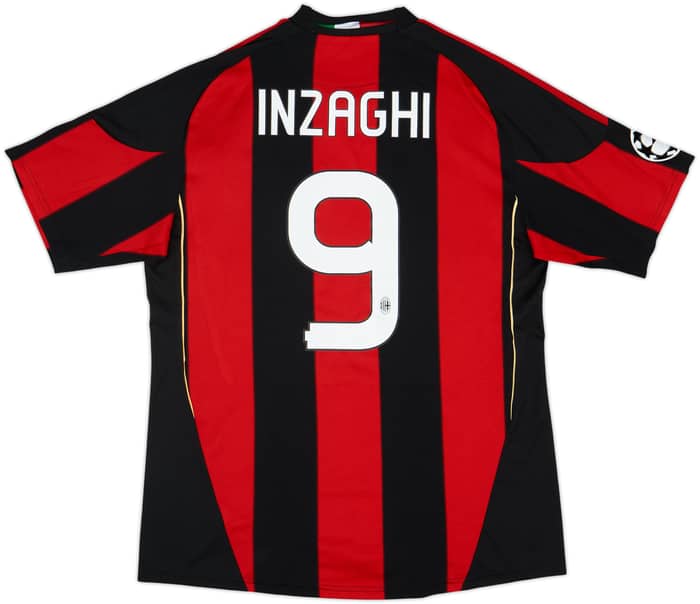 2010-11 AC Milan Home Shirt Inzaghi #9 - 8/10 - (L)