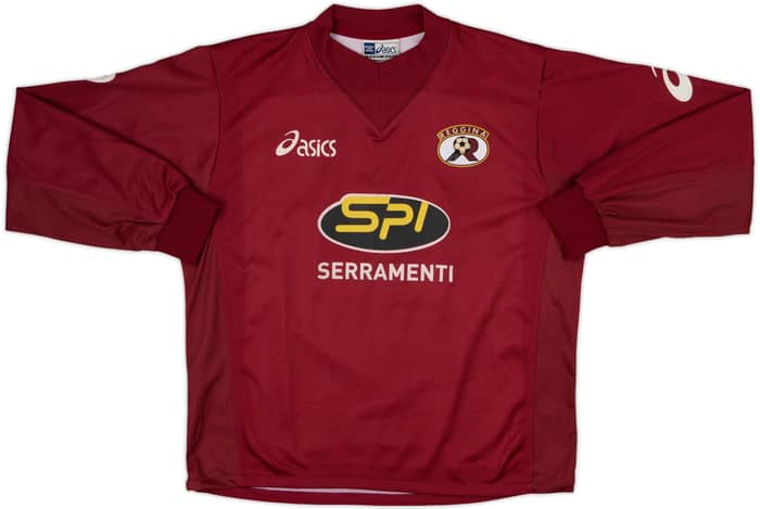 2003-04 Reggina Home L/S Shirt - 6/10 - (XL.Boys)