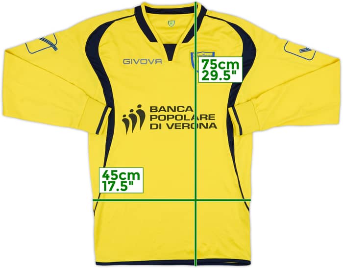 2009-10 Chievo Verona Givova Training L/S Shirt - 6/10 - (S)