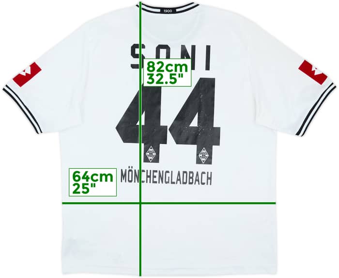 2010-11 Borussia Monchengladbach Home Shirt Soni #44 - 6/10 - (XL)