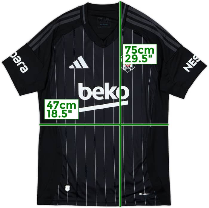 2024-25 Besiktas Away Shirt - 10/10 - (M)