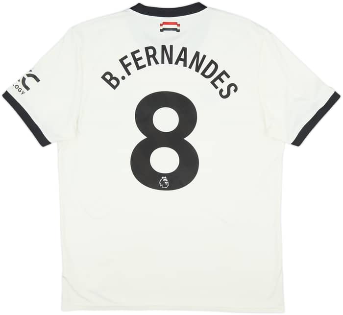 2024-25 Manchester United Third Shirt B.Fernandes #8 - 8/10 - (XL)