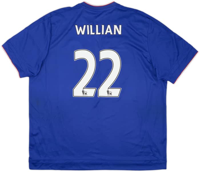 2015-16 Chelsea Home Shirt Willian #22 - 6/10 - (XXL)