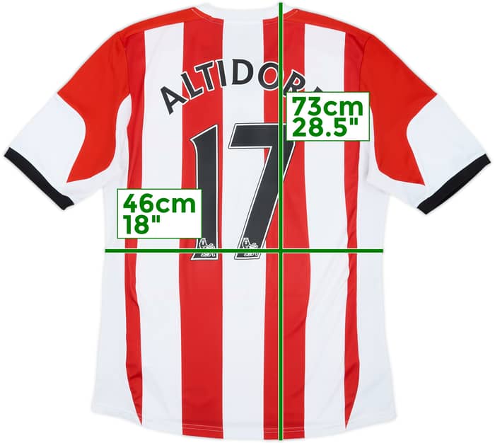 2013-14 Sunderland Home Shirt Altidore #17 - 8/10 - (S)
