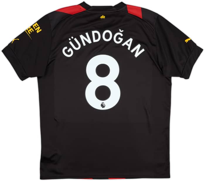 2022-23 Manchester City Away Shirt Gundogan #8 - 9/10 - (L)