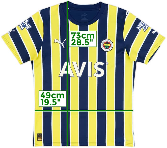 2022-23 Fenerbahce Home Shirt - 6/10 - (M)