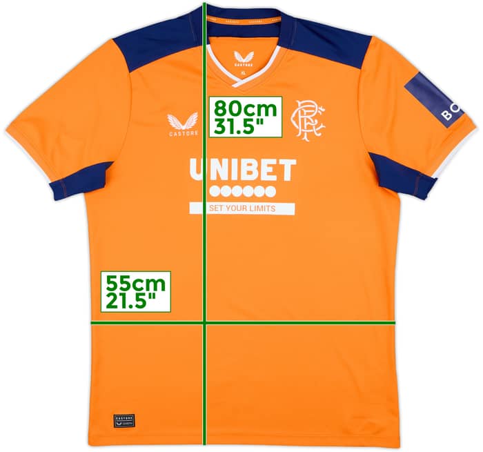 2022-23 Rangers Third Shirt - 10/10 - (XL)